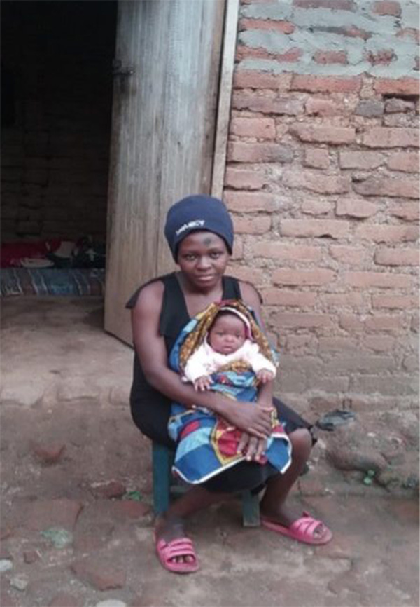 Christine (with her newborn) is among the troubling rise of adolescent pregnancies in Uganda since the Covid-19 pandemic began.